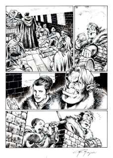 Gregorini, Gianluigi - 1 Original page - Dragonero #53 - "La furia degli Algenti" - 2017 | Catawiki