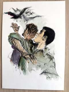 Follet, René - 1 Original colour drawing - Bob Morane | Catawiki