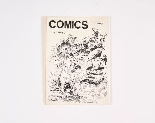 The Spirit original fanzine cover artwork drawn and signed by Rafa Gonzales (1977) for Alan Austin’s | Comic Book Auctions ltd