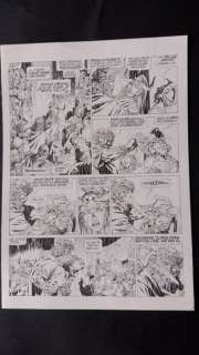 Mitton, Jean-Yves - 1 Original page - Chroniques Barbares T5 - Au nom des Vikings - 1999