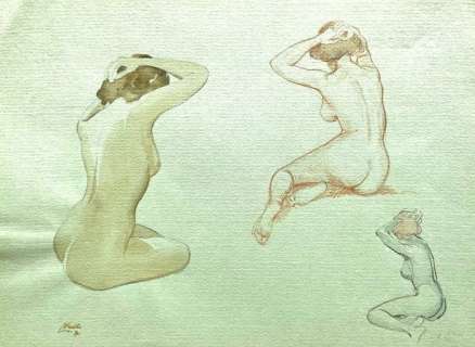 Frollo, Leone - 1 Original drawing - Pin Up | Catawiki