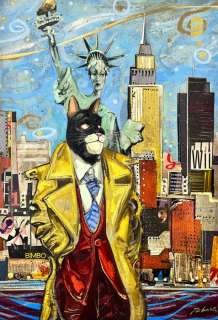 Max Pedreira - Tribute to Blacksad - Large Original Artwork - Hand Signed | Catawiki