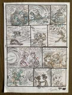 Tarrin, Fabrice - 1 Original preliminary page - Une Aventure de Spirou et Fantasio par... T3 - Le Tombeau des Champignac - 2007 | Catawiki