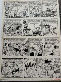 Studio Vandersteen - 1 Original page - Suske en Wiske 95 - De Kleppende Klipper - 1969 | Catawiki