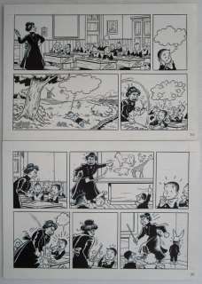 Morjaeu , Luc - 1 Original page - Suske en Wiske 319 - Suske de rat - Page 8 - 2015 | Catawiki