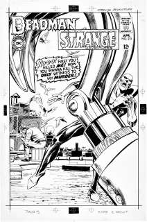 Neal Adams - 1968 STRANGE ADVENTURES #210 COVER – DEADMAN!