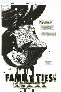 Chris Bachalo - AMAZING SPIDER-MAN (1963-98; 2003-13) #576 Splash Page | ComicConnect