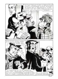 Piffarerio, Paolo - 2 Original page - Alan Ford #85 - "Alta finanza" - 1980 | Catawiki