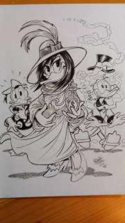 Alessandro Gottardo - 1 Original drawing - Uncle Scrooge - "Il profumo dei soldi" - 2025 | Catawiki