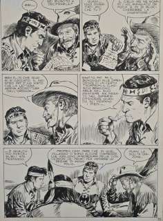 Buzzelli, Guido - 1 Original page - Tex - Texone n. 1 " Tex il grande" | Catawiki