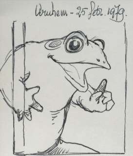 Dulieu, Jean - 1 dessin original à la plume - Paulus de Boskabouter - Kikker - (1979) | Catawiki