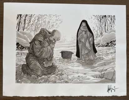 Liberge, Eric - 1 Original page - Le Suaire - 2019 | Catawiki