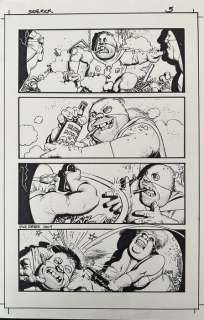 Corben, Richard - 1 Original page - Masks : Too hot for TV - 2004 | Catawiki
