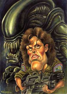 Jamie Tyndall - Sigourney Weaver in “Alien”