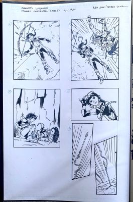 Alba Glez, Walden Wong | Avengers Unlimited Asguard Confidential (part II) panels 10-14 | Walden Wong