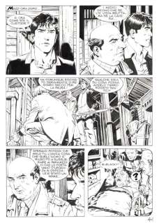 Bigliardo, Daniele - 2 Original page - Dylan Dog #316 - "Blacky" - 2012 | Catawiki