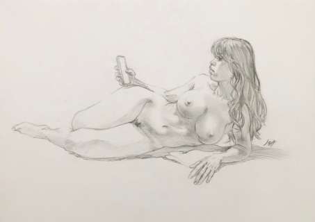 Jula, Andrea - 1 Original drawing - Druuna | Catawiki