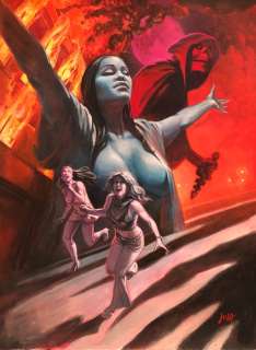 Jula, Andrea - 1 Original cover - Romanzo sexy horror | Catawiki