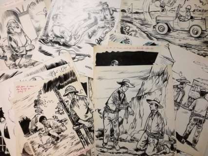 Buth - 33 Original drawing - Ons Zondagsblad - (jaren 50) | Catawiki