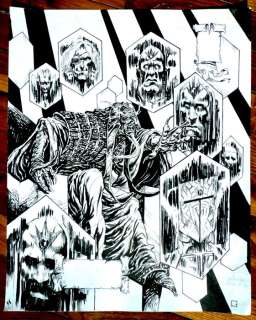 Pontet, Cyril - 1 Original preliminary page - Chroniques de la Lune Noire - Pré-version Planche 01 Tome 13 - 2006 | Catawiki