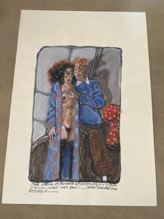 Nicollet, Jean-Michel - 1 Original colour drawing - Hommage à Hergé - 1991 | Catawiki