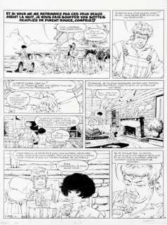 Vance | XIII, planche n°16 Ã  l’encre de Chine de l’album… | Banque Dessinée