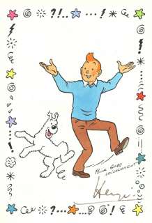 Hergé Et Studios Hergé | Tintin, illustration Ã  l’encre de Chine et Ã … | Millon