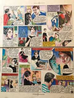 Juillard, Claude-Henri - 2 Original colour page - Valérie - 1961