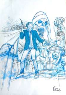 Nizzoli, Marco - 1 Original preliminary page - Dylan Dog | Catawiki