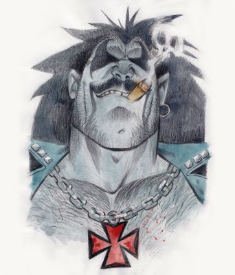 Miki Montlló - Lobo Original Art