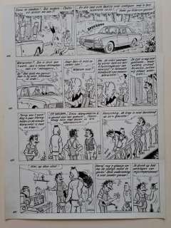 Pom (Van Hove, Jozef) - 1 Original page - Piet Pienter en Bert Bibber - Warwinkel in de war - 1974 | Catawiki