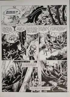 Crisse, Didier - 1 Original page - L’Épée de Cristal T3 - La Main de la mangrove - 1991 | Catawiki