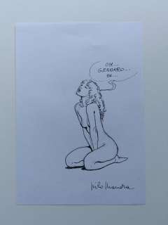 Manara, Milo - 1 Original drawing - Miele - 2016 | Catawiki
