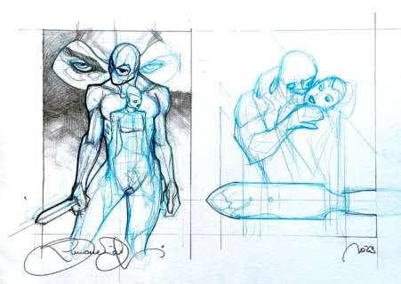 Simone Bianchi - 1 Original colour page - Diabolik | Catawiki