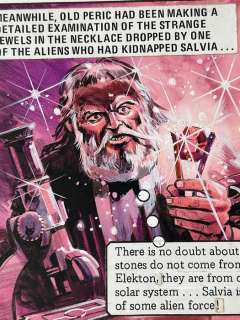 Wood, Gerry - 2 Original page - Trigan Empire - Salvia Kidnapped by Aliens - 1980 | Catawiki