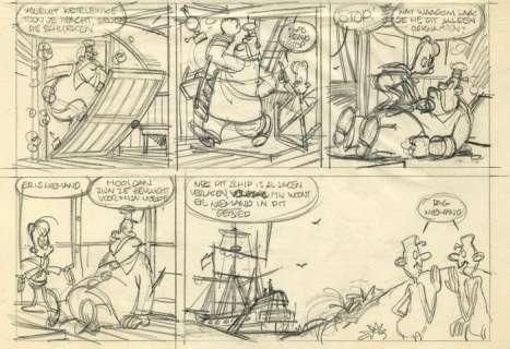 Jan van Haasteren - 1 Original preliminary page - Ketelbinkie (begin jaren 1970) | Catawiki