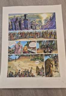 Dumontheuil - 1 Original colour page - Futuropolis - Malentendus, Nicolas - 1999 | Catawiki