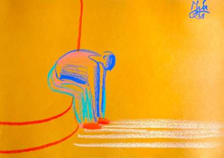 Mattotti, Lorenzo Original colour drawing - illustrazione | Catawiki