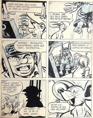 Sirius - 1 Original page - Boudaldar - La Forêt menacée - 1951 | Catawiki