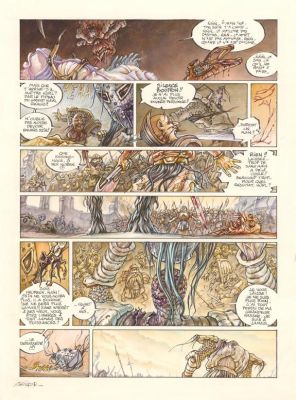 Thierry Ségur | Planche originale n°51 - Le Sang des rois - Légendes des Contrées oubliées | Daniel Maghen