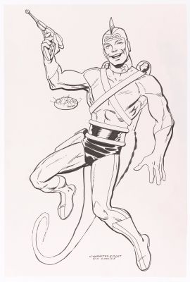 Lot 19 - JOHN BYRNE ADAM STRANGE COMMISSION ORIGINAL ART. | Hake’s