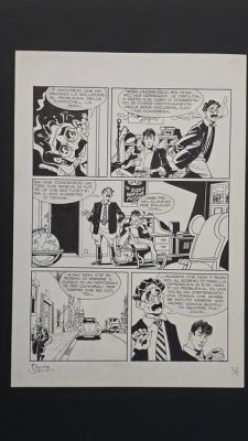 Saudelli, Franco - 1 Original page - Dylan Dogn. 177 - " Il discepolo" | Catawiki