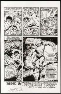 Trimpe, Herb - INCREDIBLE HULK (1962-99) #180 Recreation | ComicConnect