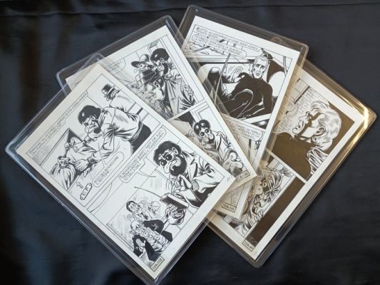 Romanini, Giovanni - 4 Original page - Alan Ford - n. 124 Un dì così | Catawiki