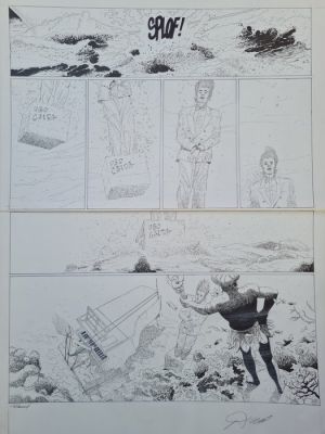 Renaud - Original page - Jessica Blandy - T8 "Sans Regret, Sans Remords..." - 1992 | Catawiki