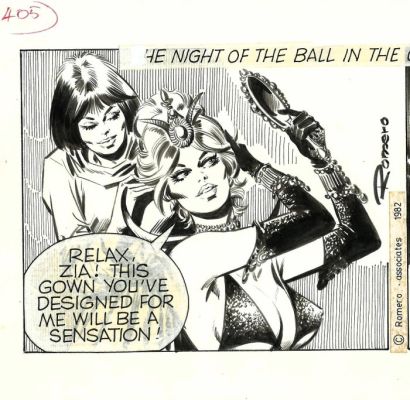 Enric Badia Romero - 1 Original page - Axa - strip #1127 - The Carefree - 1982 | Catawiki