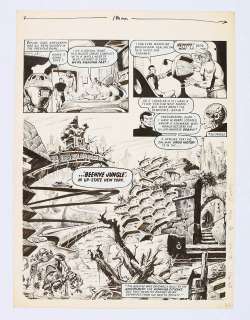 2000 AD / Inferno original artwork by Massimo Benardinelli from Prog 58 page 28 April 1 1978 | Comic Book Auctions ltd