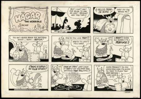 Browne, Dik - HAGAR THE HORRIBLE SUNDAY COMIC STRIP Sunday Strip