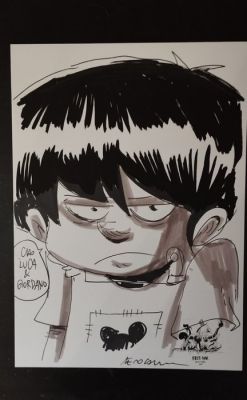 Zerocalcare - 1 Original drawing - Un polpo alla gola - 2024 | Catawiki