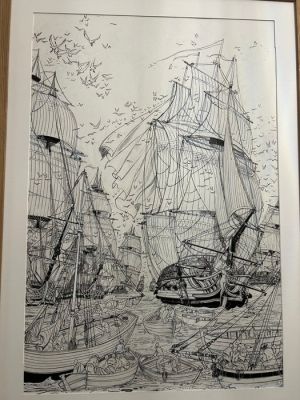 Michel, Guy - 1 Original drawing - Surcouf - 2018